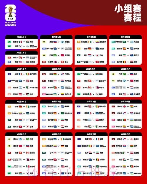 2026世界杯赛程技巧 2026世界杯赛程技巧