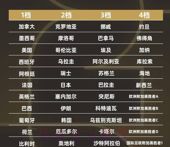 世界杯比赛结果一览